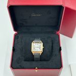 Cartier Santos Dumont WGSA0021 (2024) - Silver dial 31 mm Rose Gold case (4/8)