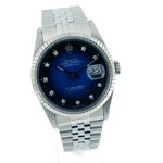 Rolex Datejust 36 16234 (1994) - Blauw wijzerplaat 36mm Staal (1/6)