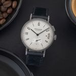 NOMOS Tangomat GMT 637 (Unknown (random serial)) - White dial 40 mm Steel case (1/8)