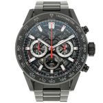 TAG Heuer Carrera CBG2A90.BH0653 (2022) - Black dial 45 mm Ceramic case (1/8)