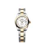 Rolex Lady-Datejust 279163 (2025) - Wit wijzerplaat 28mm Goud/Staal (1/1)