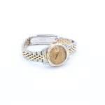 Rolex Lady-Datejust 69173 (Unknown (random serial)) - Champagne dial 26 mm Gold/Steel case (5/8)