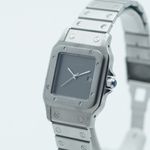 Cartier Santos 2960 (1990) - Wit wijzerplaat 29mm Staal (3/8)