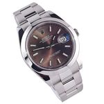 Rolex Datejust 41 126300 (Unknown (random serial)) - Brown dial 41 mm Steel case (4/8)