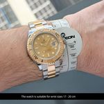 Rolex Yacht-Master 40 16623 (2011) - Champagne dial 40 mm Gold/Steel case (2/8)
