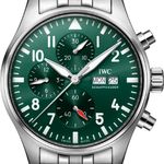 IWC Pilot Chronograph IW378006 (2025) - Green dial 43 mm Steel case (1/1)