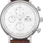 IWC Portofino Chronograph IW391027 (2025) - Silver dial 42 mm Steel case (2/5)
