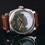 Panerai Radiomir 1940 3 Days PAM00736 (2017) - Groen wijzerplaat 47mm Staal (1/8)