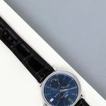 IWC Portofino Hand-Wound IW510106 (2016) - Blauw wijzerplaat 45mm Staal (4/8)