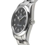 Rolex Explorer 114270 (2003) - Zwart wijzerplaat 36mm Staal (6/8)