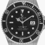 Rolex Submariner Date 16610 (2007) - Black dial 40 mm Steel case (1/8)