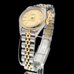 Rolex Lady-Datejust 69173 (1988) - Champagne dial 26 mm Gold/Steel case (4/8)