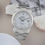 Rolex Datejust 41 126334 (Onbekend (willekeurig serienummer)) - Parelmoer wijzerplaat 41mm Staal (1/8)