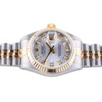 Rolex Lady-Datejust 69173 (1986) - Silver dial 26 mm Gold/Steel case (5/8)
