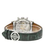 Patek Philippe Perpetual Calendar Chronograph 3970E (1998) - Silver dial 37 mm Yellow Gold case (4/7)