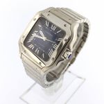 Cartier Santos WSSA0063 (2023) - Blue dial 35 mm Steel case (2/7)