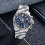 Breitling Chronomat 42 AB0134101C1A1 (Onbekend (willekeurig serienummer)) - Blauw wijzerplaat 42mm Staal (1/8)