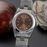 Rolex Oyster Perpetual 76080 (1999) - Roze wijzerplaat 24mm Staal (3/8)