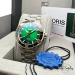 Oris Aquis Date 01 400 7769 6357-07 8 22 09PEB (2024) - Green dial 42 mm Steel case (7/7)