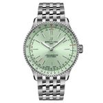 Breitling Navitimer A17327361L1A1 (2024) - Groen wijzerplaat 36mm Staal (1/1)