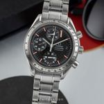 Omega Speedmaster Date 3519.50.00 (2001) - Zwart wijzerplaat 39mm Staal (1/8)