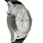 IWC Pilot Spitfire Chronograph IW371343 (Onbekend (willekeurig serienummer)) - Zilver wijzerplaat 42mm Staal (7/8)