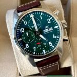 IWC Pilot Chronograph IW388103 (2026) - Groen wijzerplaat 41mm Staal (1/7)