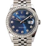 Rolex Datejust 36 126284RBR (2022) - Blue dial 36 mm Steel case (1/8)