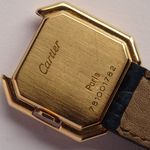 Cartier Vintage 78100 (1981) - Wit wijzerplaat 25mm Geelgoud (6/8)