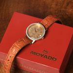 Movado Vintage HS360 (Onbekend (willekeurig serienummer)) - Champagne wijzerplaat 34mm Geelgoud (3/4)