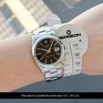 Rolex Oyster Perpetual Date 1500 (1975) - Zwart wijzerplaat 34mm Staal (2/8)