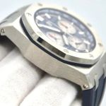 Audemars Piguet Royal Oak Offshore Chronograph 26420TI.OO.A027CA.01 (2023) - Blue dial 43 mm Titanium case (4/6)