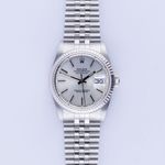 Rolex Datejust 36 16234 (1990) - Zilver wijzerplaat 36mm Staal (3/8)