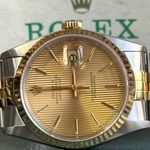 Rolex Datejust 36 16233 (1988) - Champagne dial 36 mm Gold/Steel case (3/8)