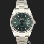 Rolex Datejust 41 126334 (2024) - Green dial 41 mm Steel case (3/6)