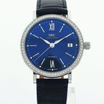 IWC Portofino Automatic IW458111 (2024) - Blauw wijzerplaat 37mm Staal (2/4)