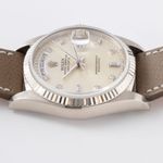 Rolex Day-Date 36 18239 (1989) - Silver dial 36 mm White Gold case (7/8)