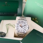Rolex Explorer II 226570 (2025) - White dial 42 mm Steel case (7/7)