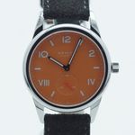 NOMOS Club Campus 729 (2022) - Oranje wijzerplaat 39mm Staal (3/8)