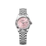 Rolex Lady-Datejust 279174 (2024) - Pink dial 28 mm Steel case (1/8)