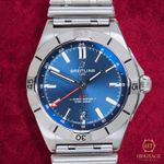 Breitling Chronomat GMT Unknown (Unknown (random serial)) - Blue dial 40 mm Steel case (1/8)