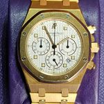 Audemars Piguet Royal Oak Chronograph 25960BA.OO.1185BA.01 (Onbekend (willekeurig serienummer)) - Wit wijzerplaat 39mm Geelgoud (2/5)