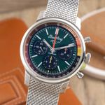Breitling Top Time AB01762A1L1A1 (Unknown (random serial)) - Green dial 41 mm Steel case (3/8)