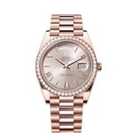 Rolex Day-Date 40 228345RBR (2024) - Roze wijzerplaat 40mm Roségoud (1/1)