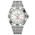 Breitling Chronomat GMT A32398101A1A1 (2024) - Wit wijzerplaat 40mm Staal (1/1)