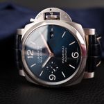 Panerai Luminor Marina PAM01313 (2022) - Blauw wijzerplaat 44mm Staal (4/8)