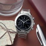 Omega Speedmaster Date 3513.50.00 (Onbekend (willekeurig serienummer)) - Zwart wijzerplaat 39mm Staal (1/8)