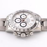 Rolex Daytona 16520 (1996) - Wit wijzerplaat 40mm Staal (6/8)