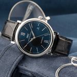 IWC Portofino Automatic IW356502 (Onbekend (willekeurig serienummer)) - Zwart wijzerplaat 40mm Staal (2/8)