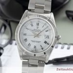 Rolex Oyster Perpetual Date 115210 (1998) - Wit wijzerplaat 34mm Staal (3/8)